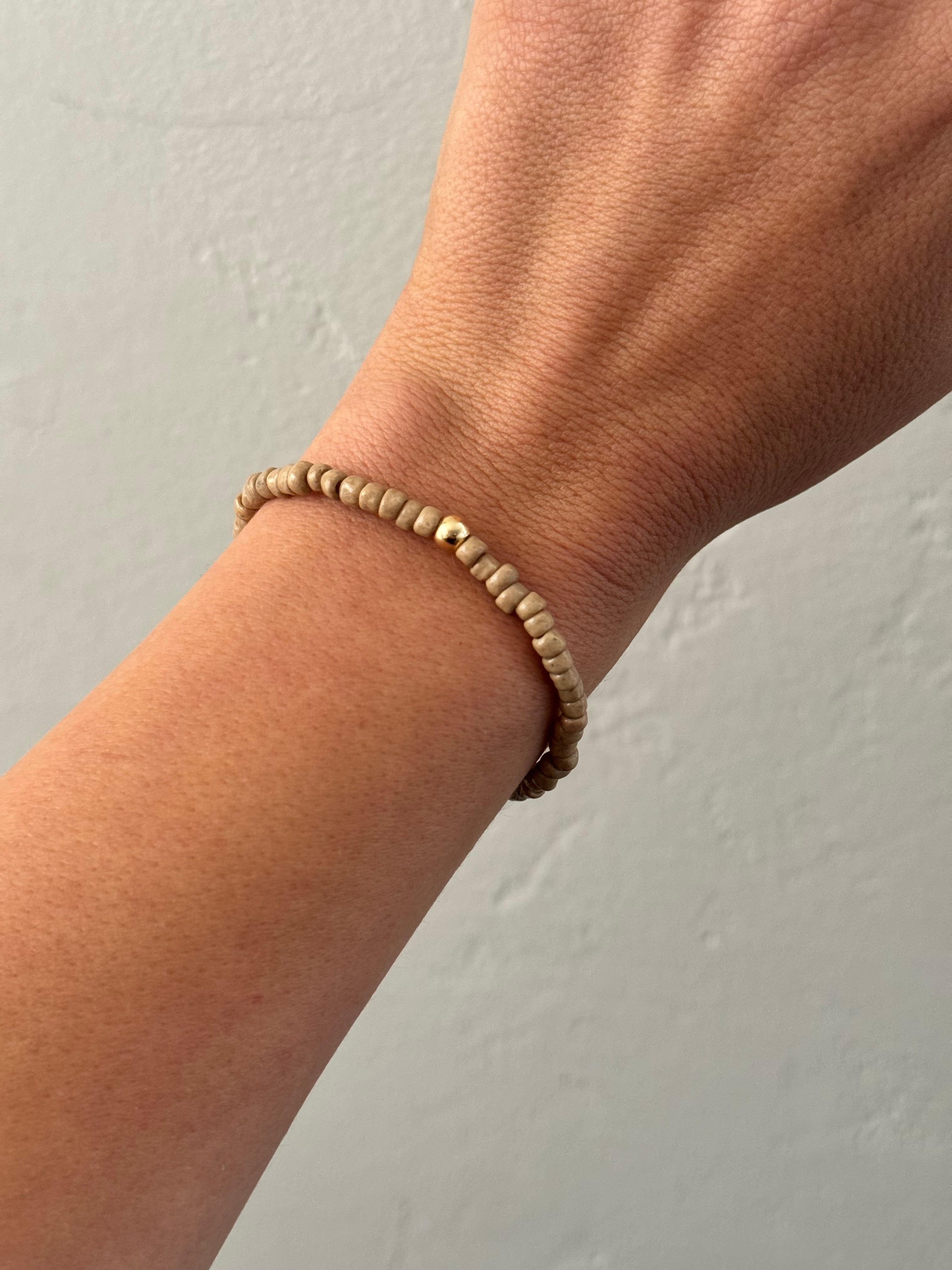 Golden Hour Beaded Bracelet