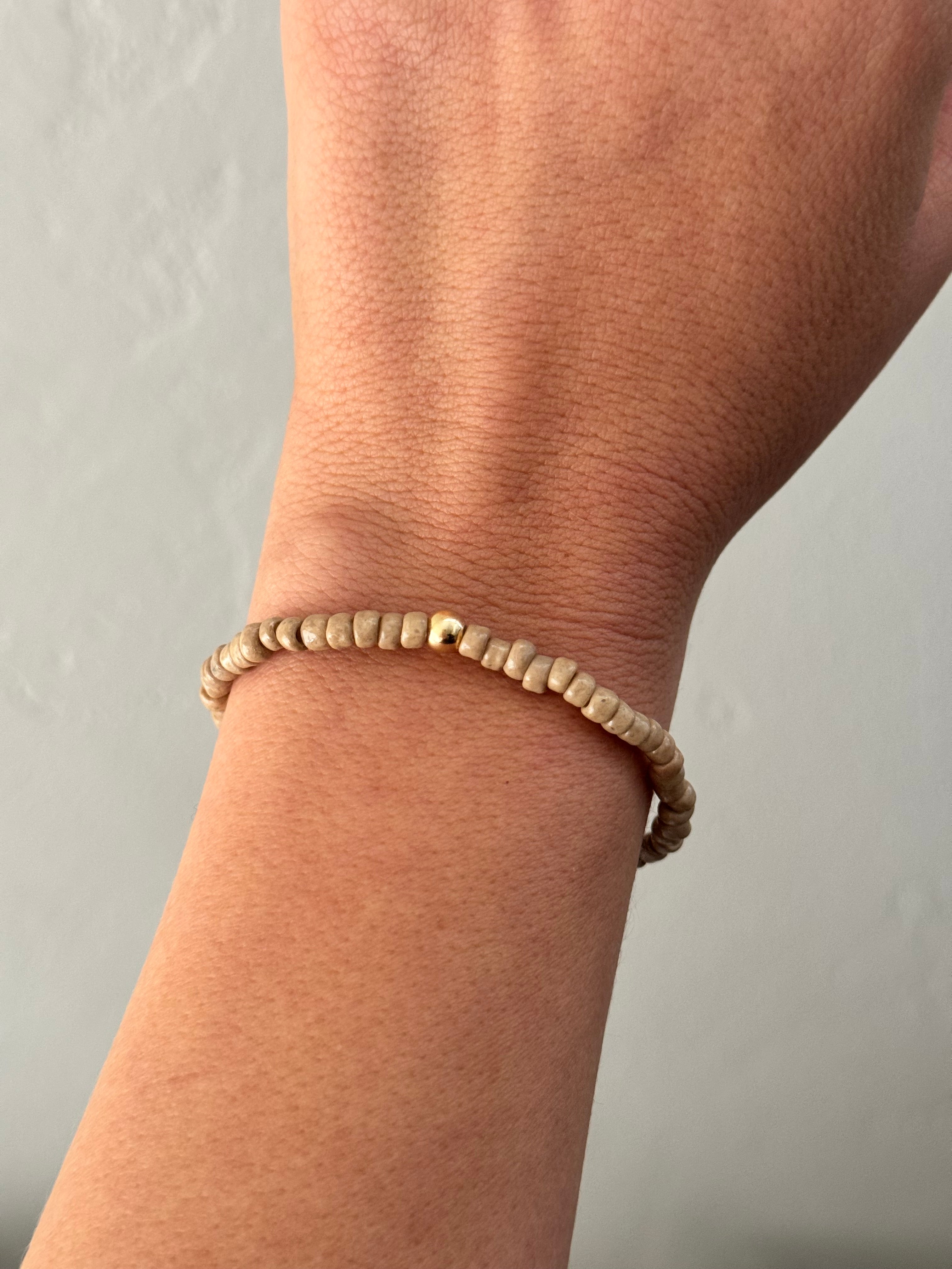 Golden Hour Beaded Bracelet