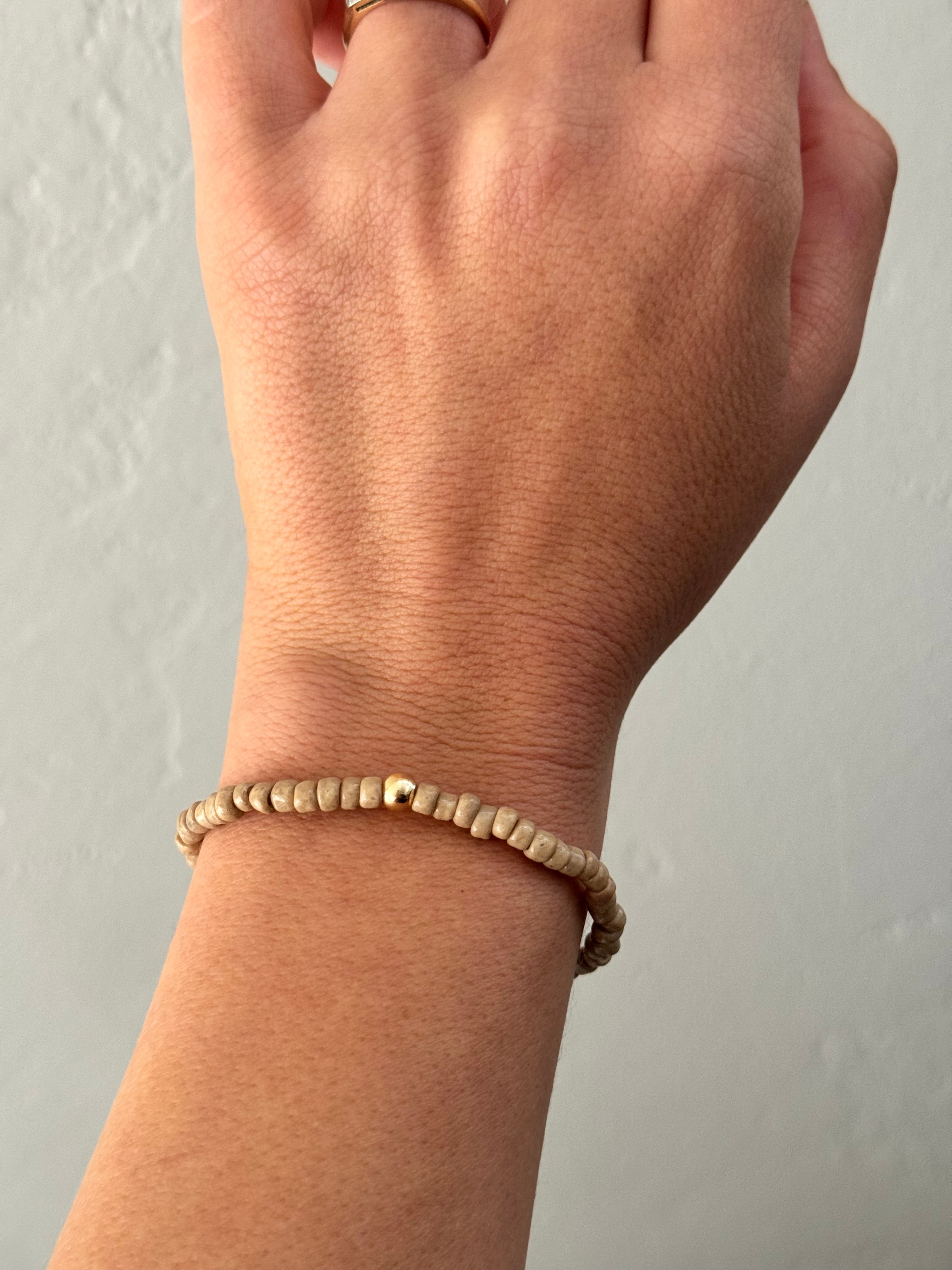 Golden Hour Beaded Bracelet