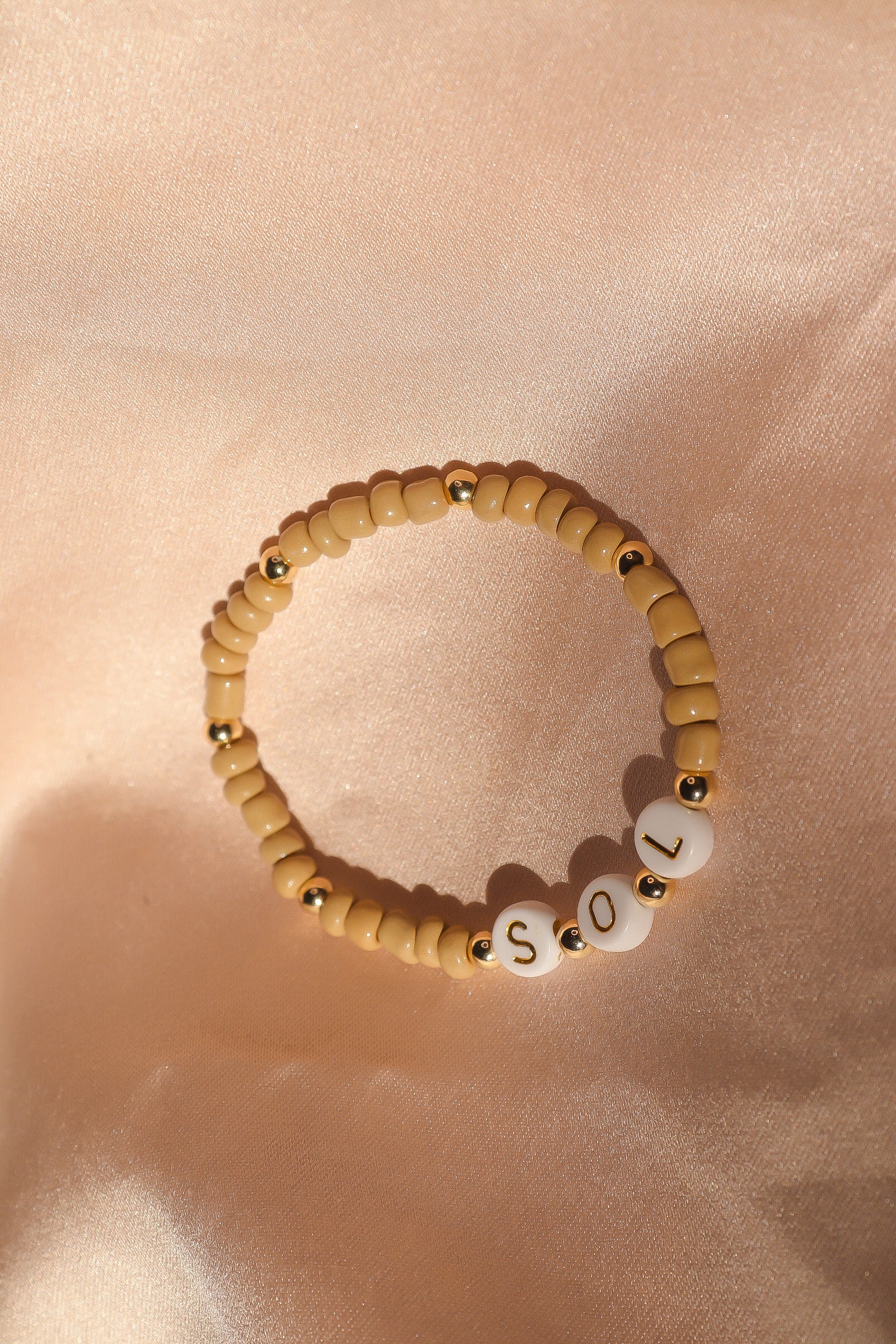 Personalized Bali Beaded Bracelet
